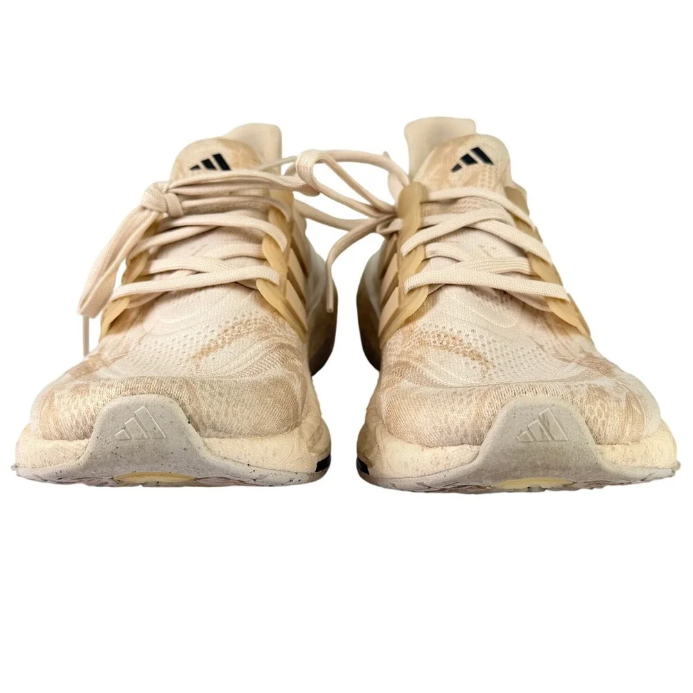 Adidas Ultraboost Light Womens‎ 8 Running Shoes Tan Beige Marbled IF1488 Sneaker